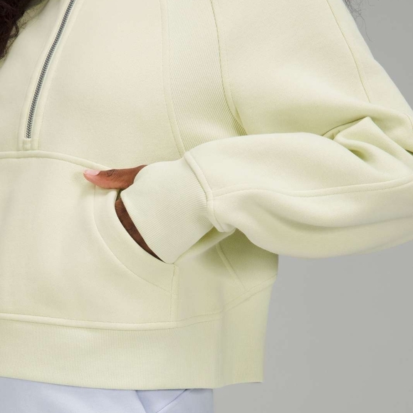 Lululemon Scuba Oversized Half-Zip Hoodie, XS/S light green - Picture 3 of 10